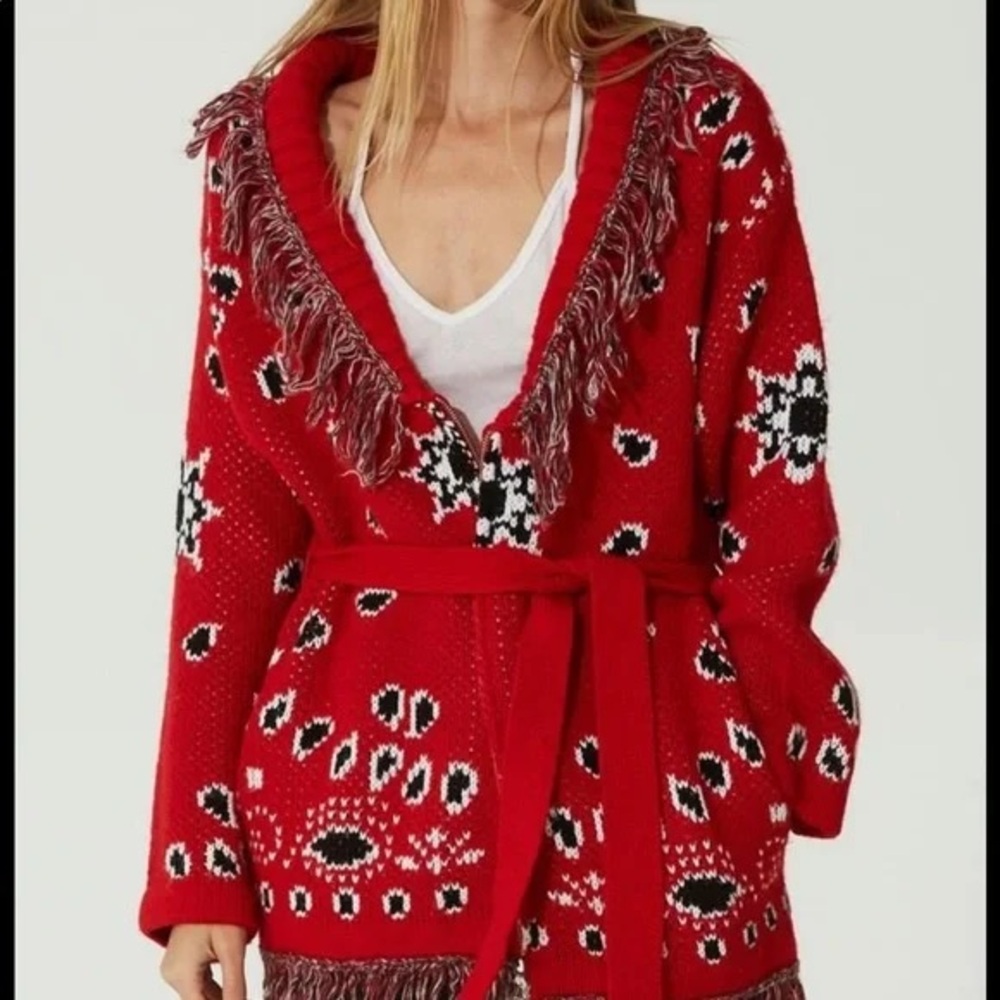 Jen’s Pirate Booty Bandana Fringe Sweater P/S
